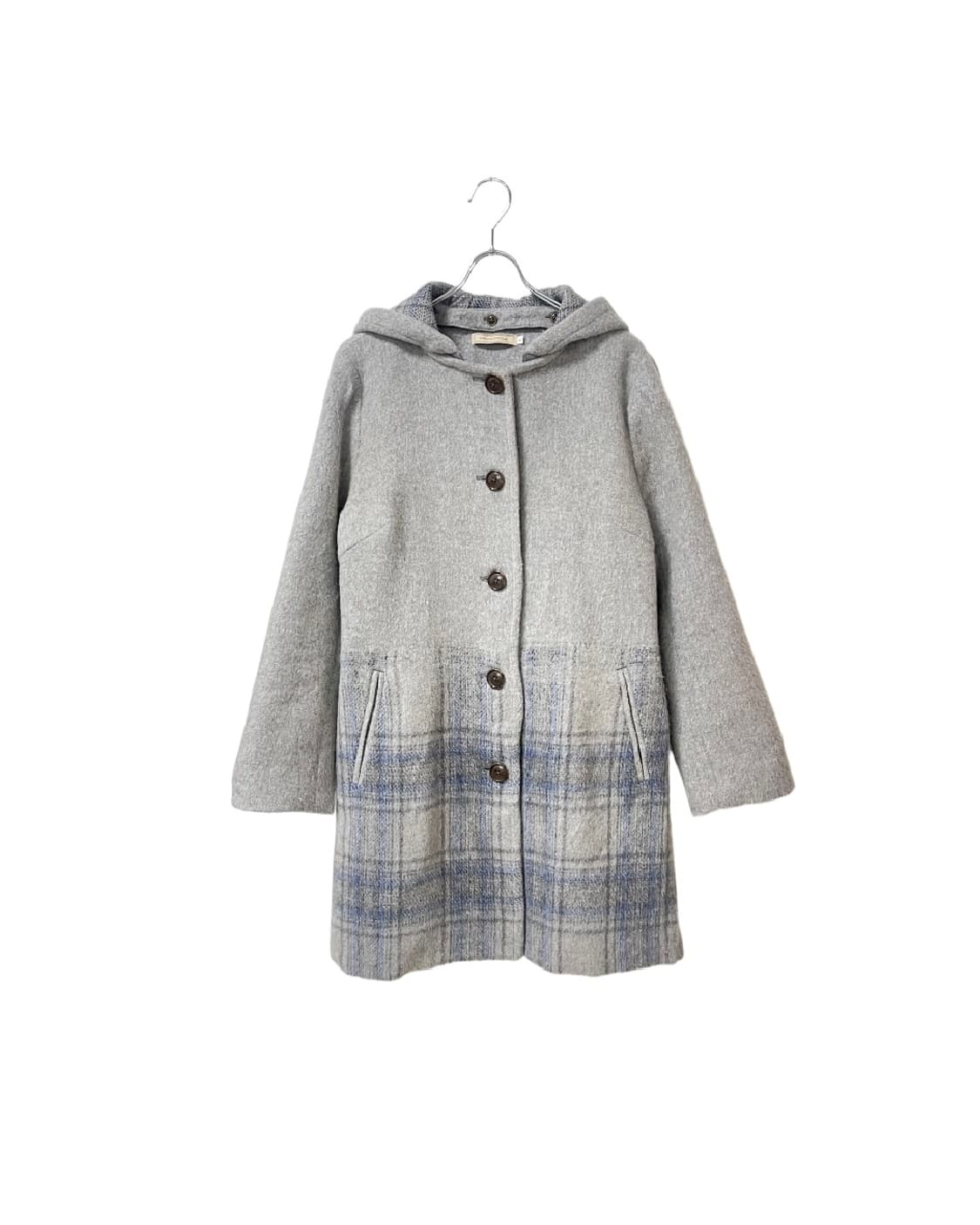 CROCODILE Wool mixed Hood Coat 상품이미지1