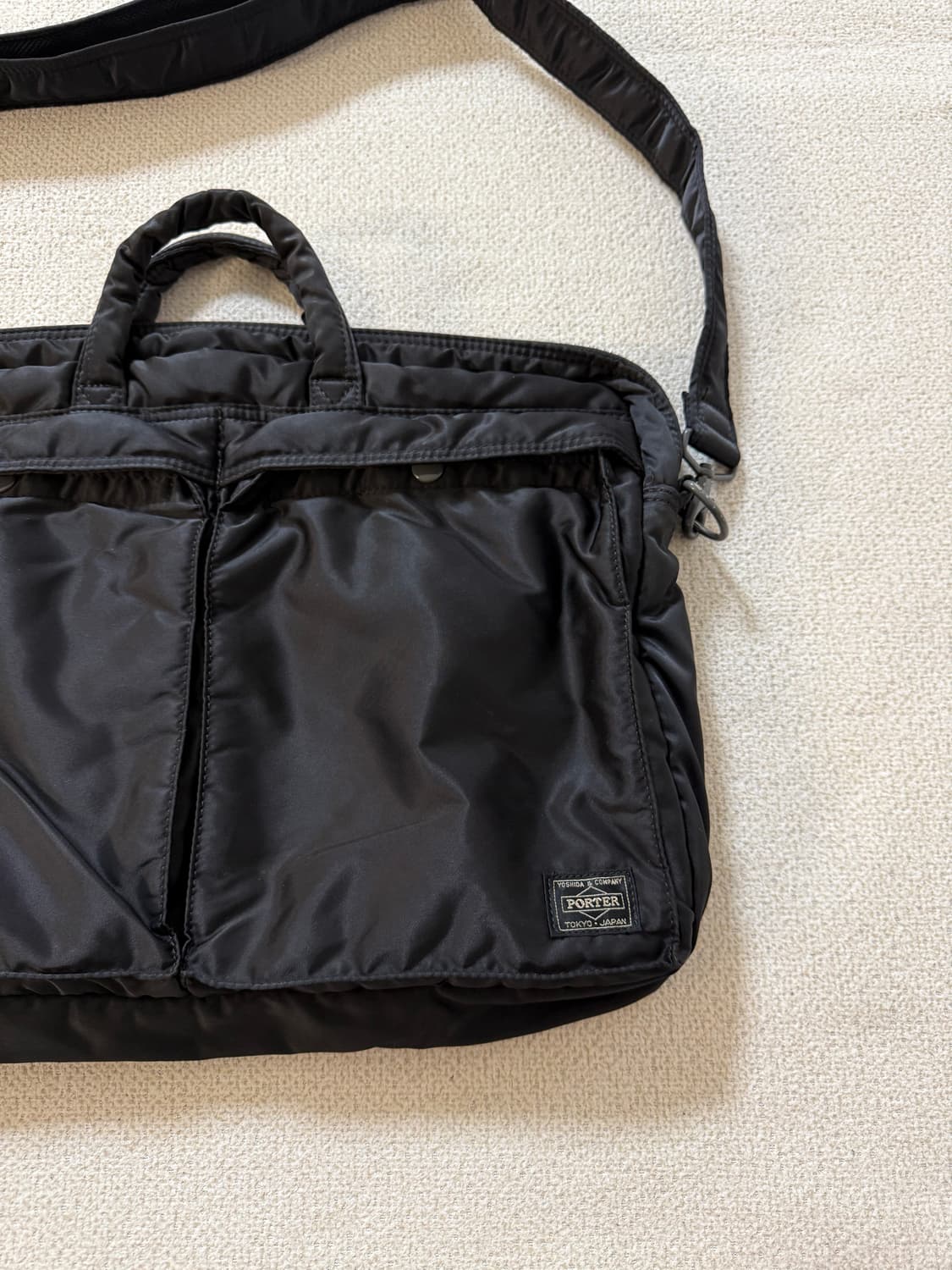 (미품)PORTER 포터 탱커 2way 브리프케이스 블랙 상품이미지3