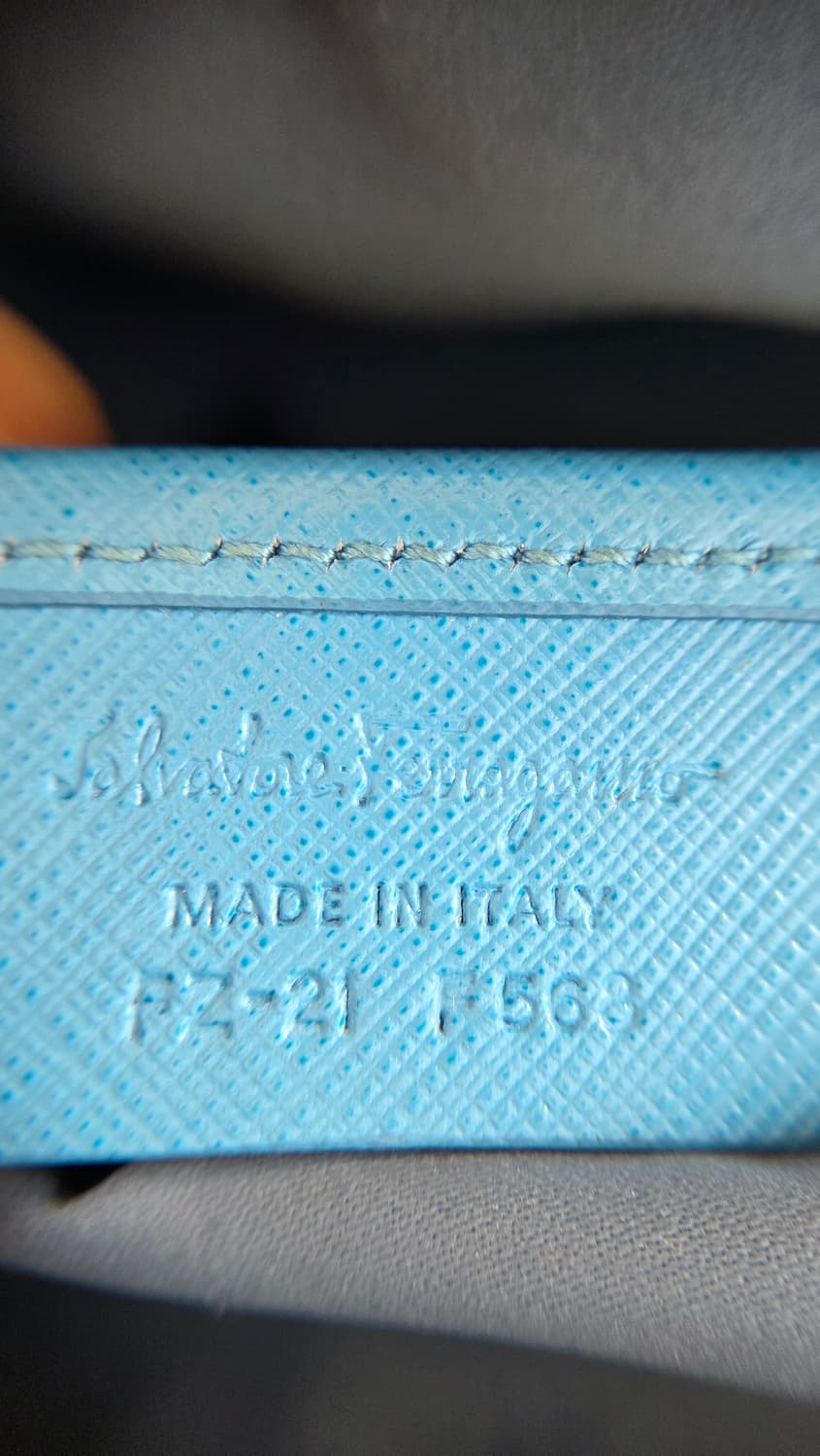 살바토레 페라가모 발라 체인 숄더백 fz-21 f563 블루 상품이미지9