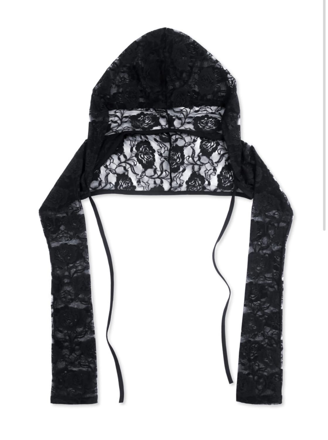 Taae 레이스 후디 볼레로 가디건 상품이미지1