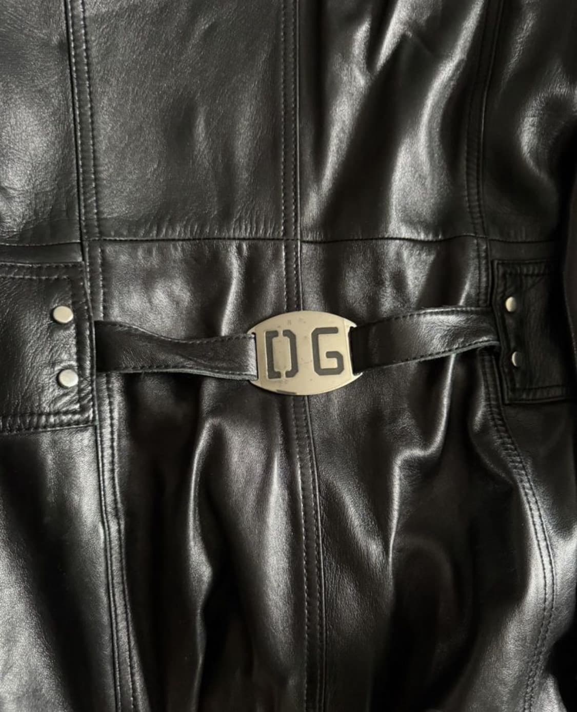 돌체앤가바나 싱글-벨티드 코트(레더-램스킨)44 사이즈(해외발송) 상품이미지9