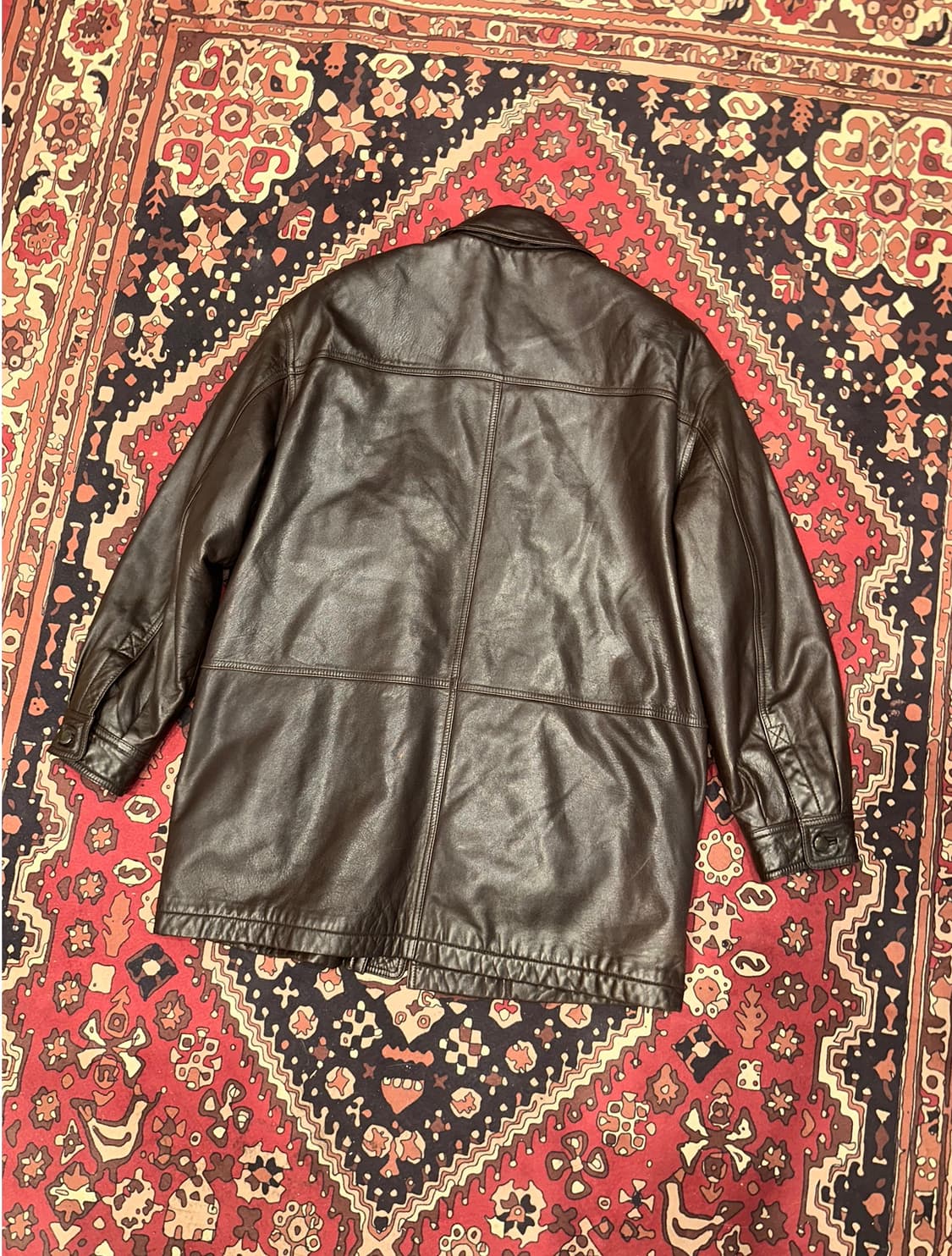 ( XL-2XL ) 가죽코트 가죽카코트 가죽하프 양가죽자켓 워크웨어  상품이미지4