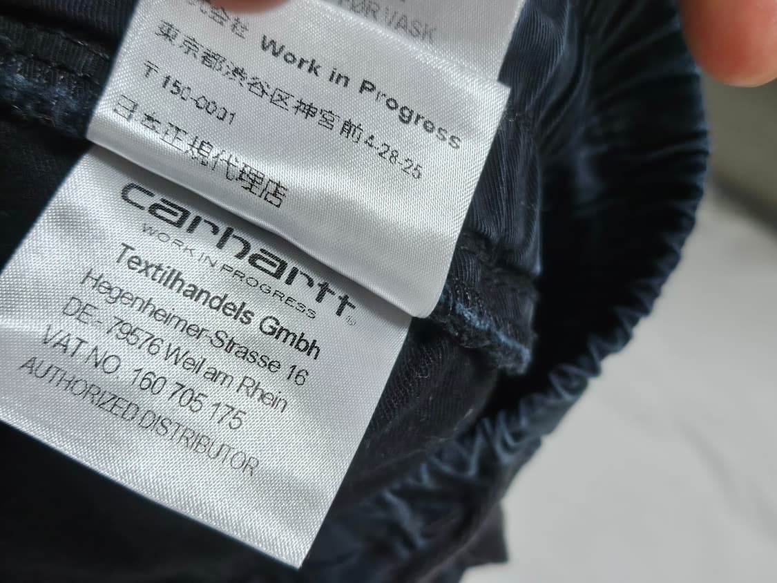 칼하트 빈티지 밴딩 조거 팬츠 네이비 상품이미지6