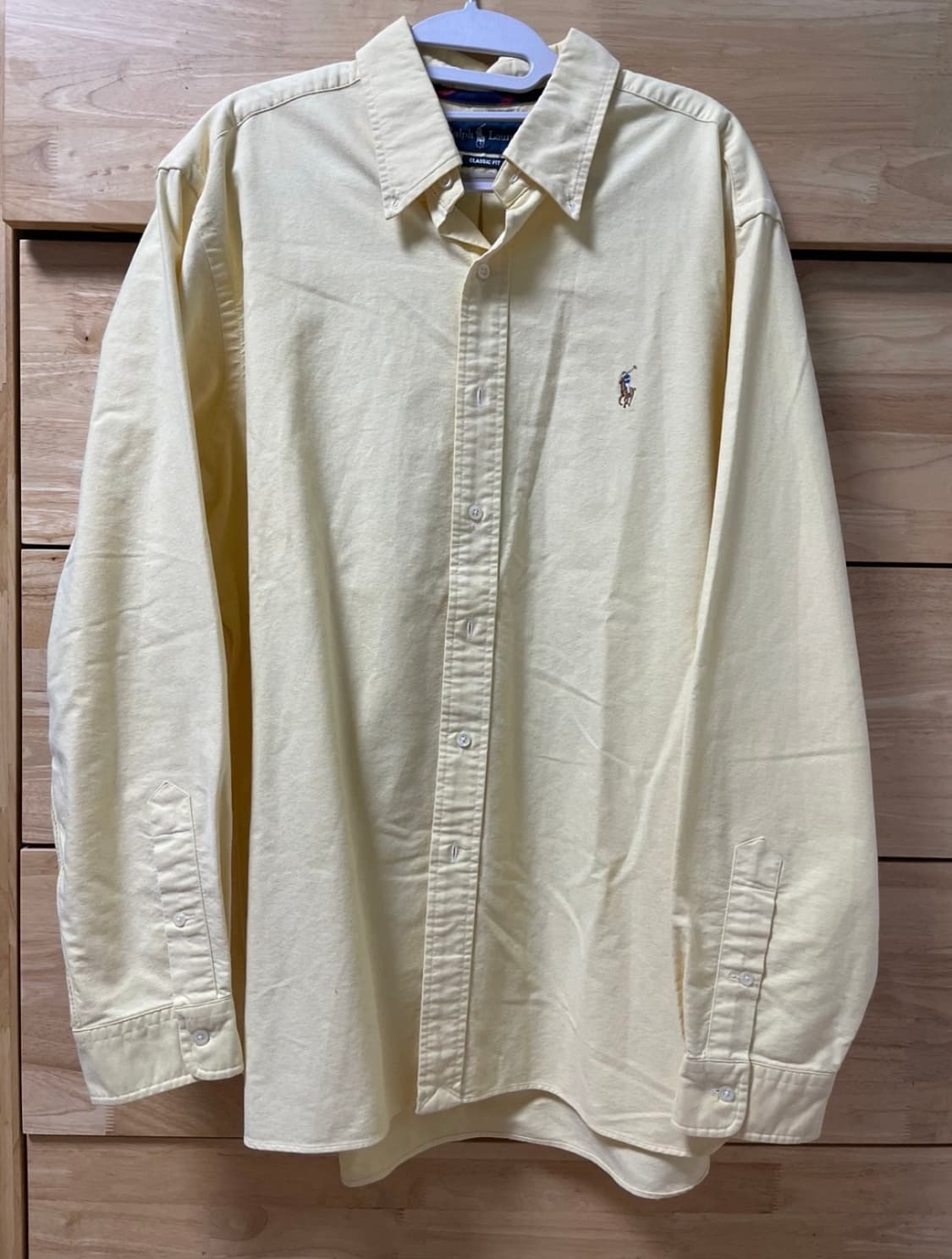 폴로 솔리드 셔츠 CLASSIC FIT lemon 상품이미지1