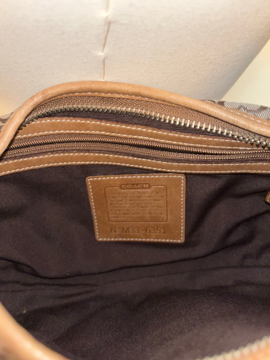 Coach Mini Beige Shoulder Bag 상품이미지7