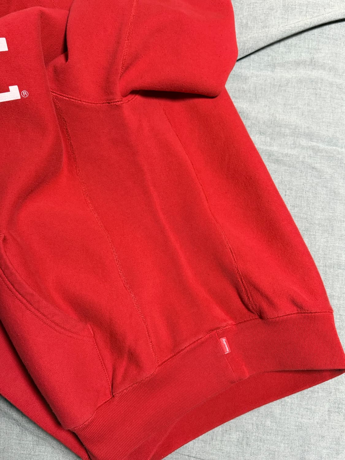 [XL] 슈프림 바시티 후드 레드 상품이미지6