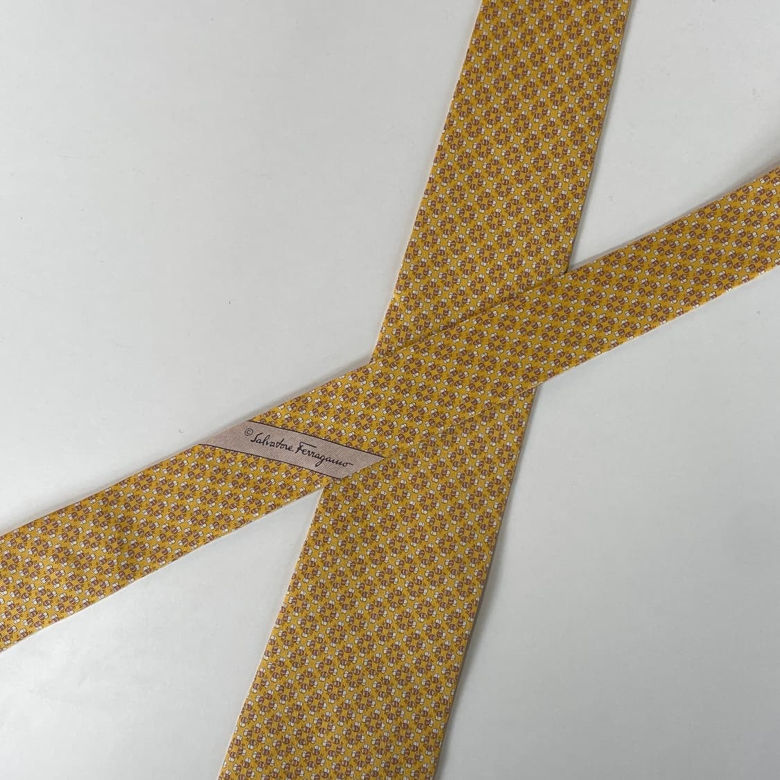 페레가모(Ferragamo) 명품 정품 넥타이 8.1cm 상품이미지4