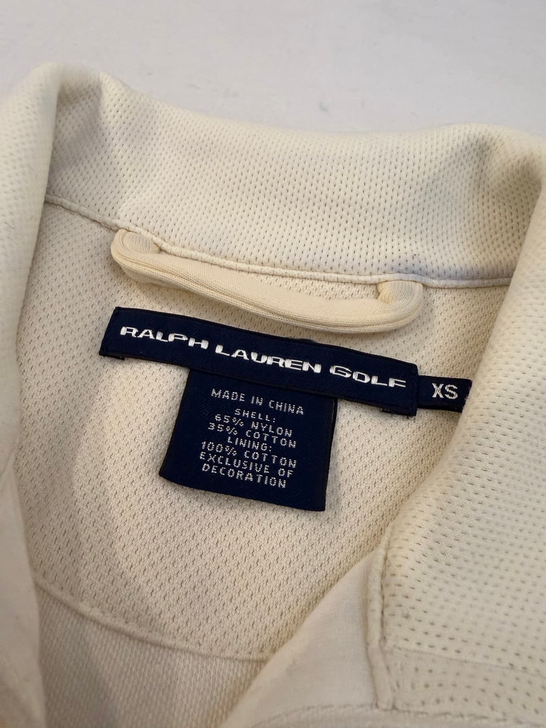 폴로 딱붙핏 치프키프 코튼 져지 아이보리 상품이미지4