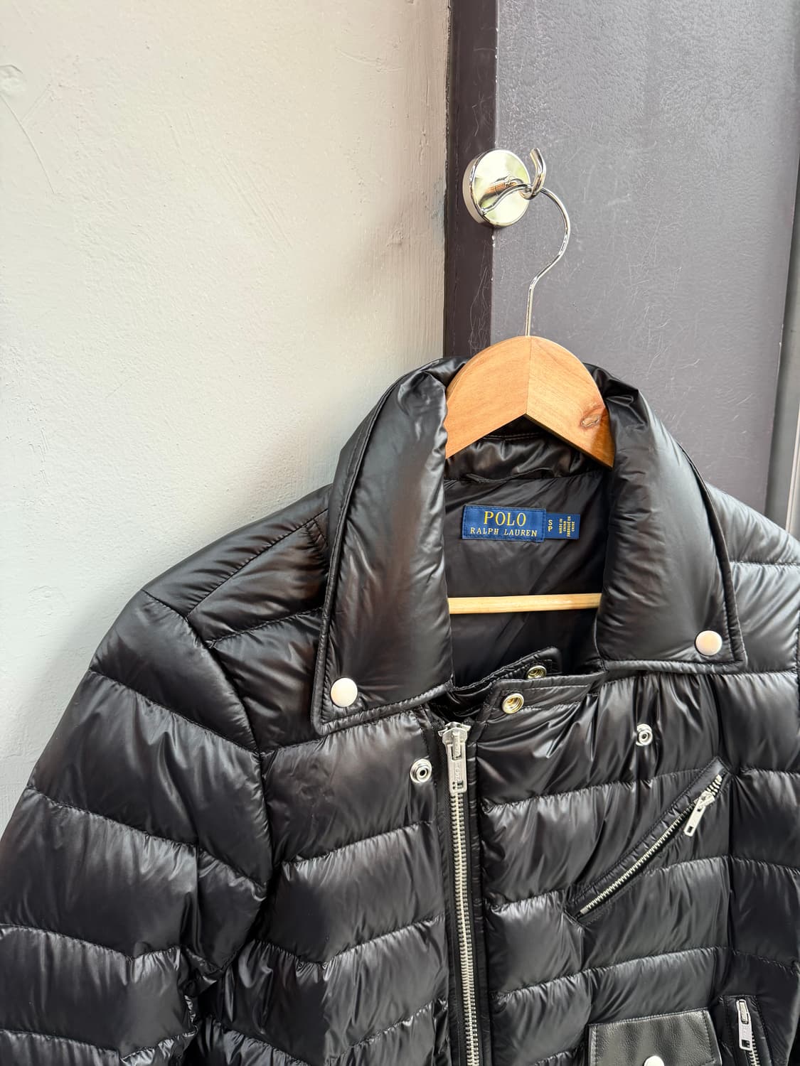 .S/ 폴로랄프로렌 벨티드 다운 바이커 패딩자켓 상품이미지4