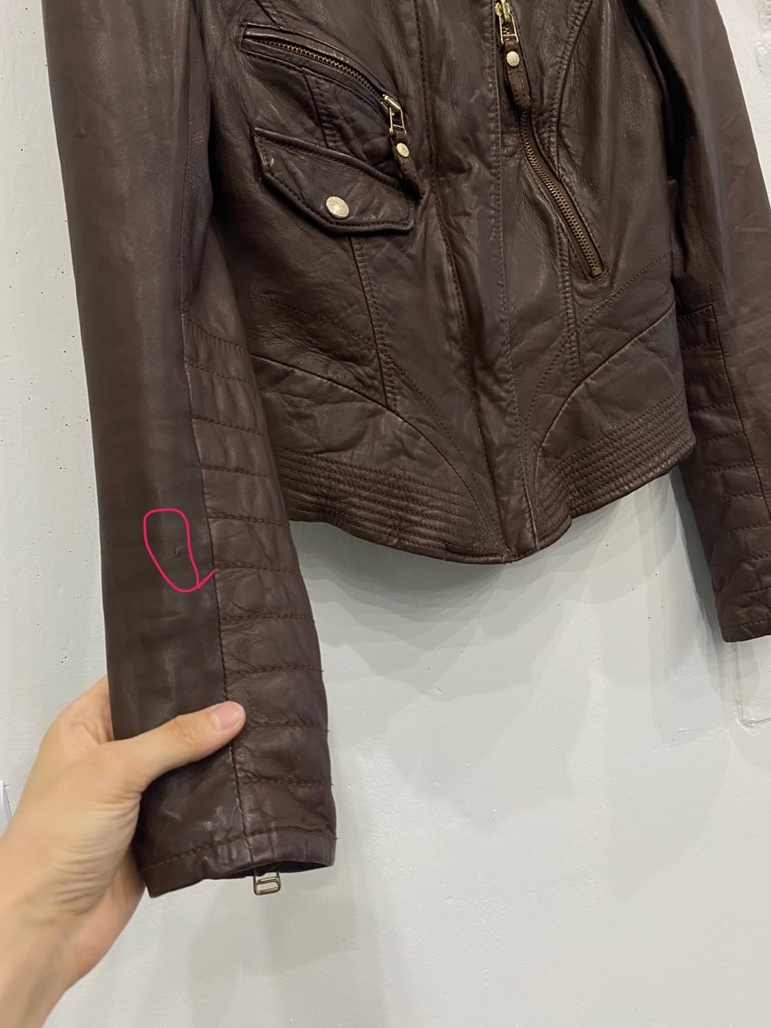 Vintage 램스킨 자켓  상품이미지3