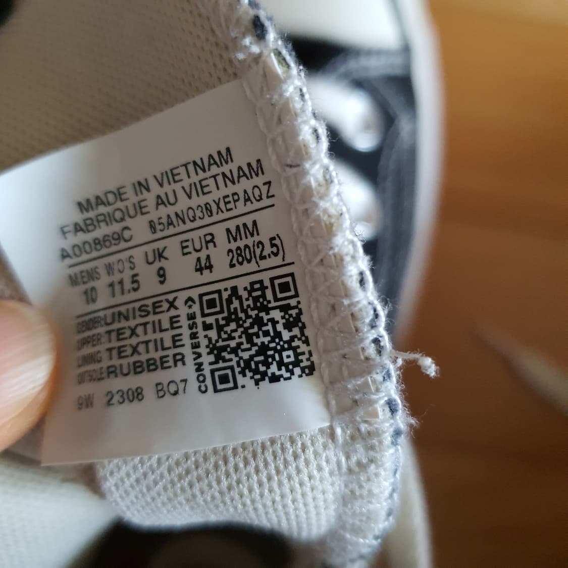 컨버스 척테일러  런스타 레거시 CX 하이 블랙 280mm 남성화 스니커 상품이미지9