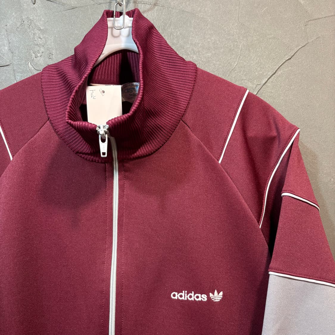 [S] ADIDAS 아디다스 올드스쿨 버건디 트랙탑 져지 상품이미지2