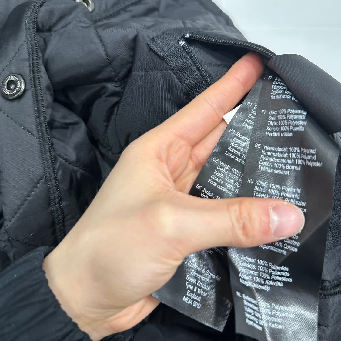 바버 퀄팅 자켓 상품이미지6