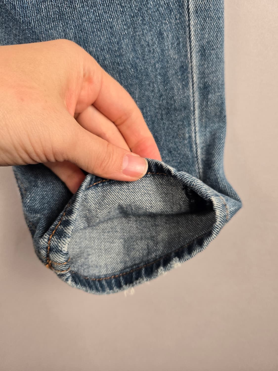 [무료배송]아메리칸이글 UK6 여성 스판 하이웨이스트 테이퍼드 청바지 상품이미지5