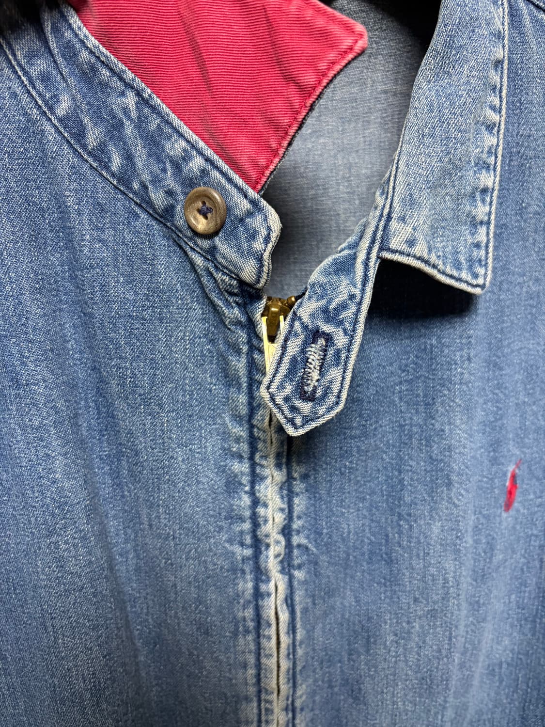 폴로 90‘s 데님 스윙탑 블루종 상품이미지3