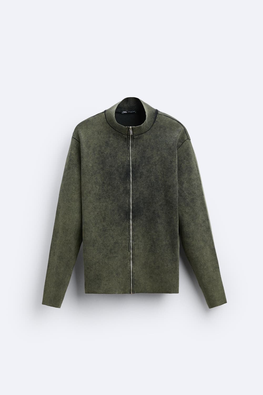 자라 빈티지 워싱 니트 집업 상품이미지1