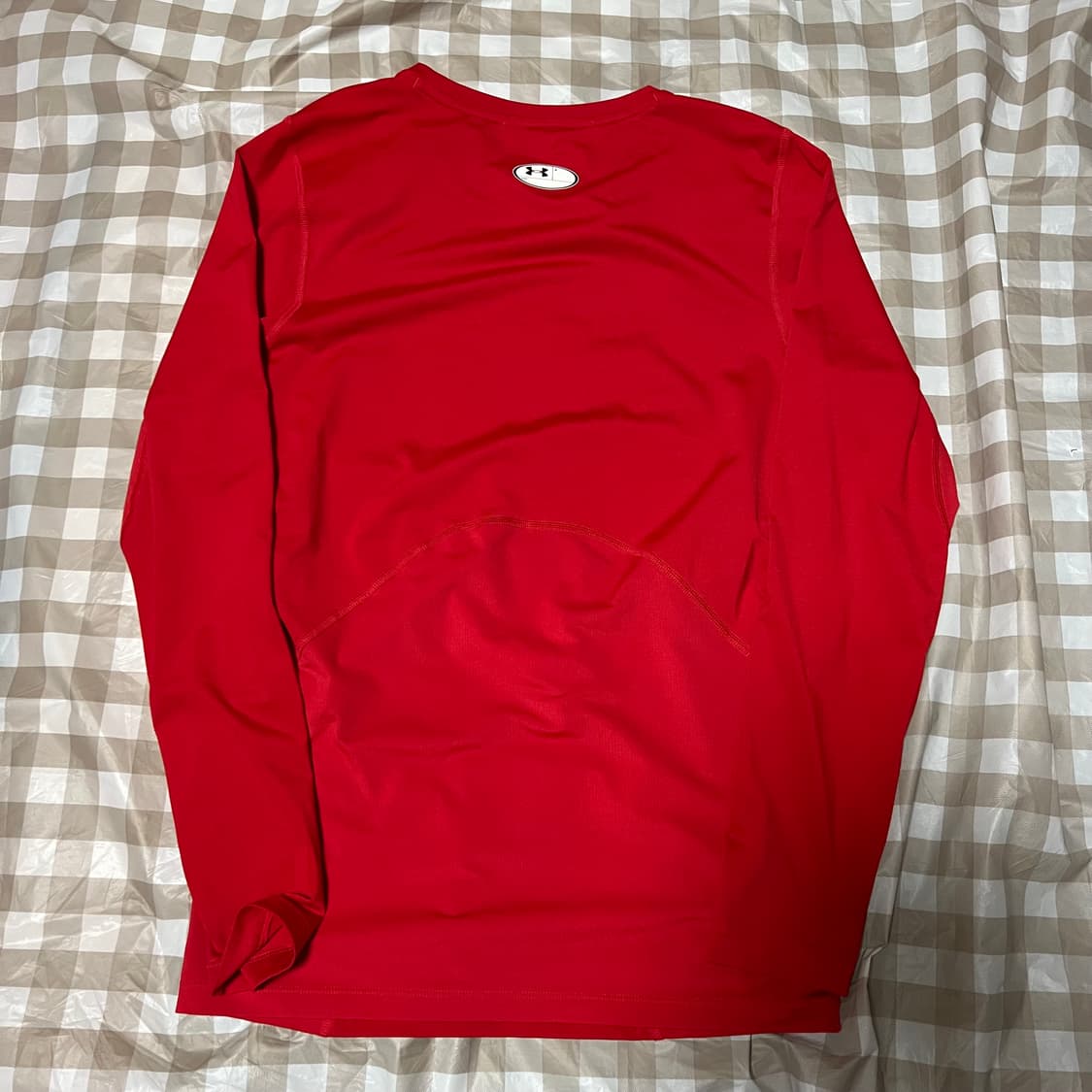 언더아머 히트기어 긴팔 레드 3XL 기능성 히트 기어 트레이닝복 상품이미지3