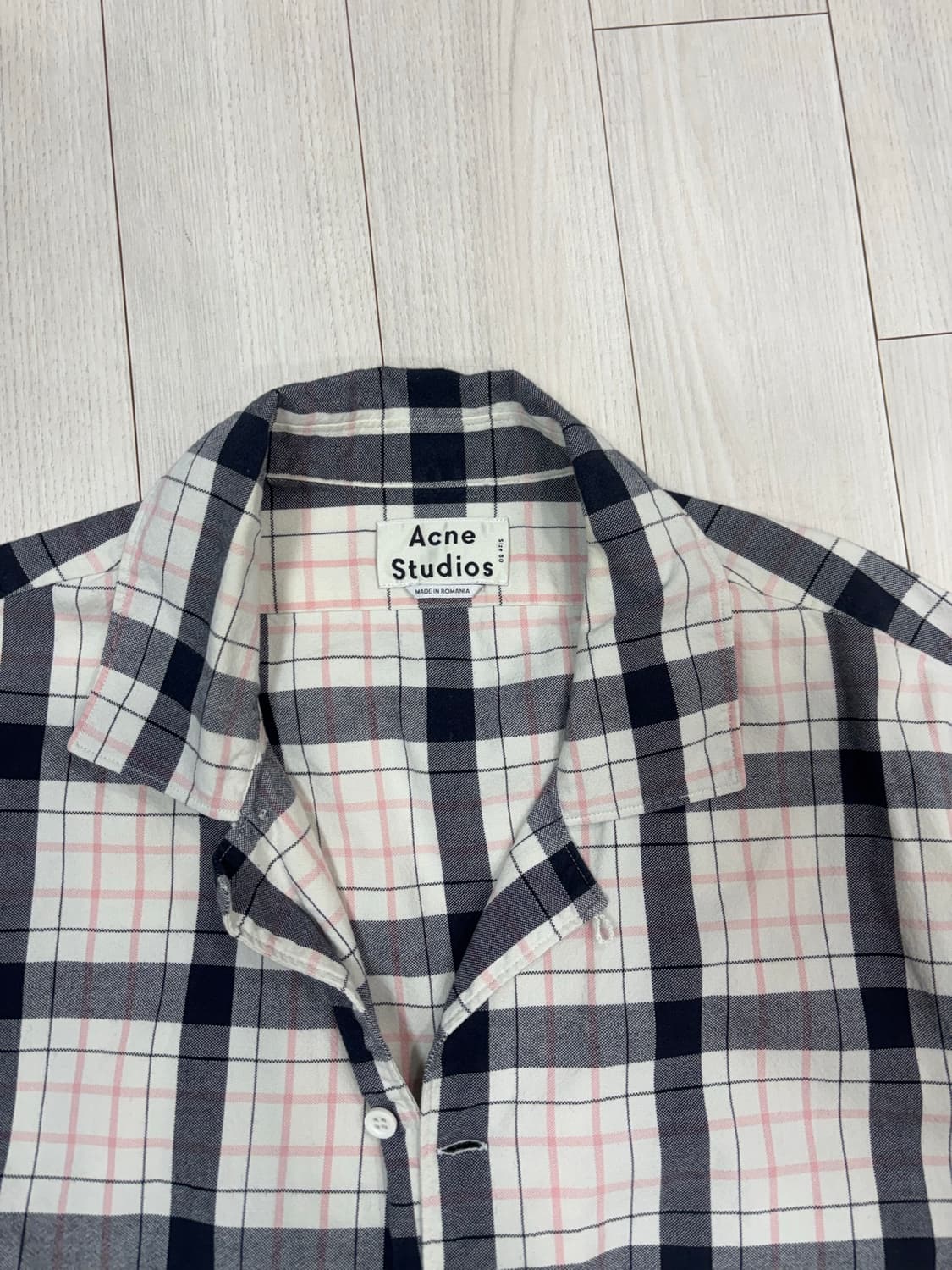 Acne studios check 2/1 shirts  상품이미지2