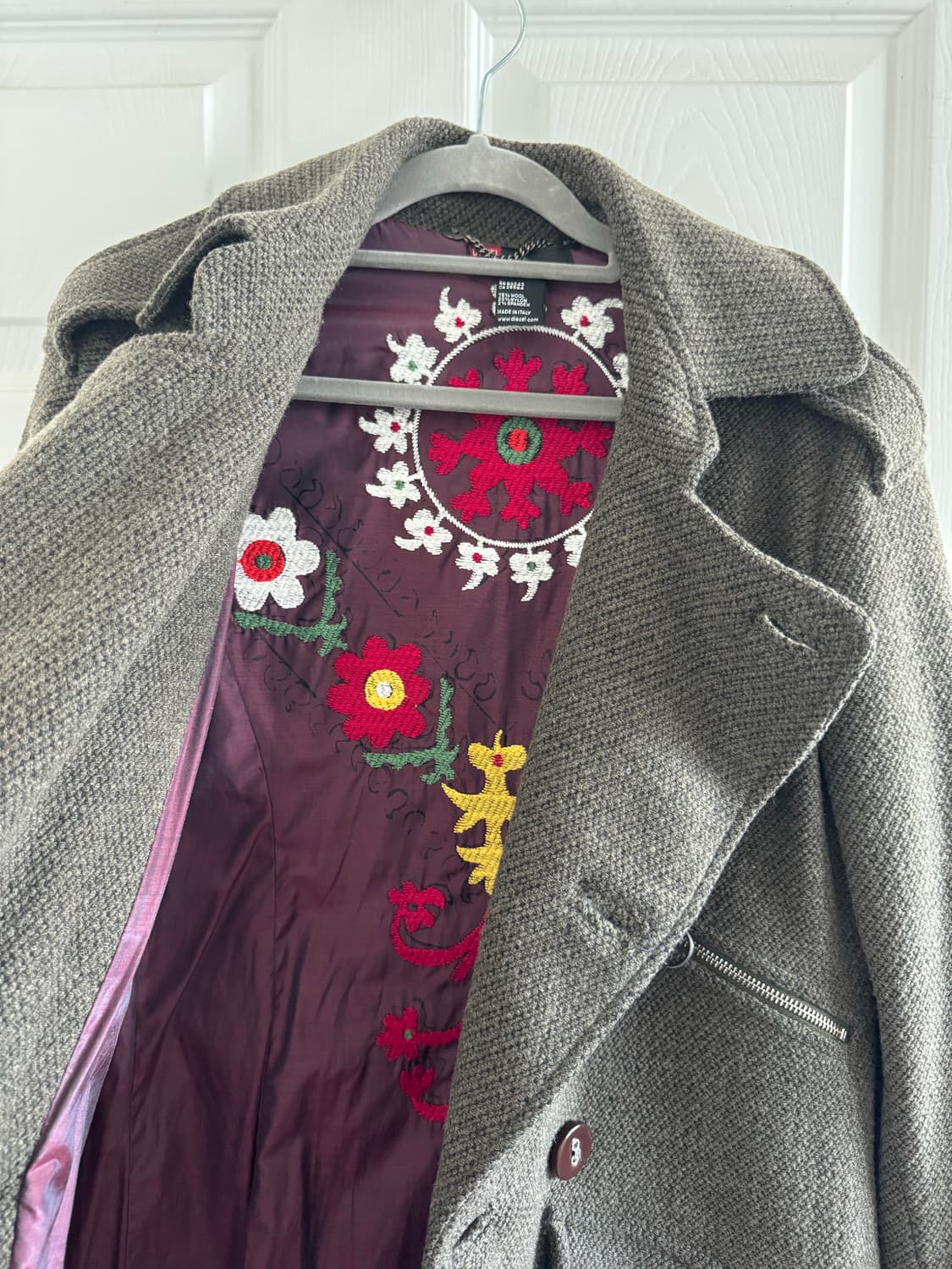 vintage Diesel heavy wool coat 상품이미지4