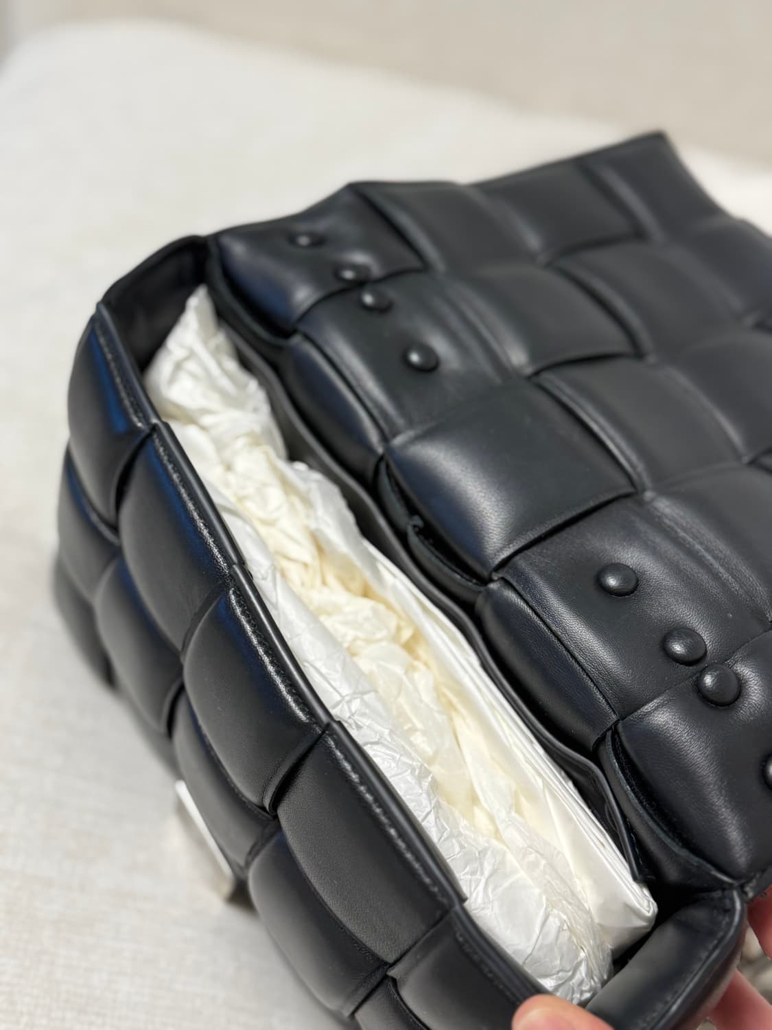 보테가 베네타 레더 체인백 (S급) 상품이미지4