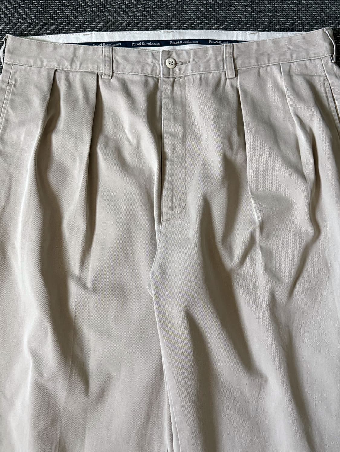 (38) 90s 폴로 랄프로렌 앤드류 더블 플리츠 치노 팬츠 상품이미지2