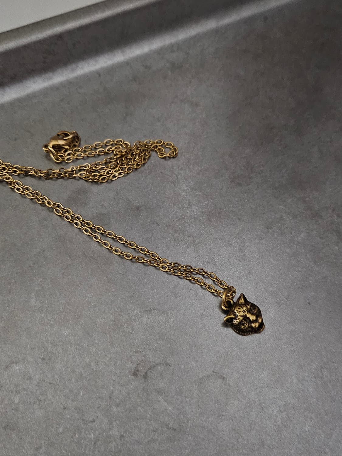 61 구찌 빈티지 정품 목걸이 업사이클링 써지컬체인 상품이미지1