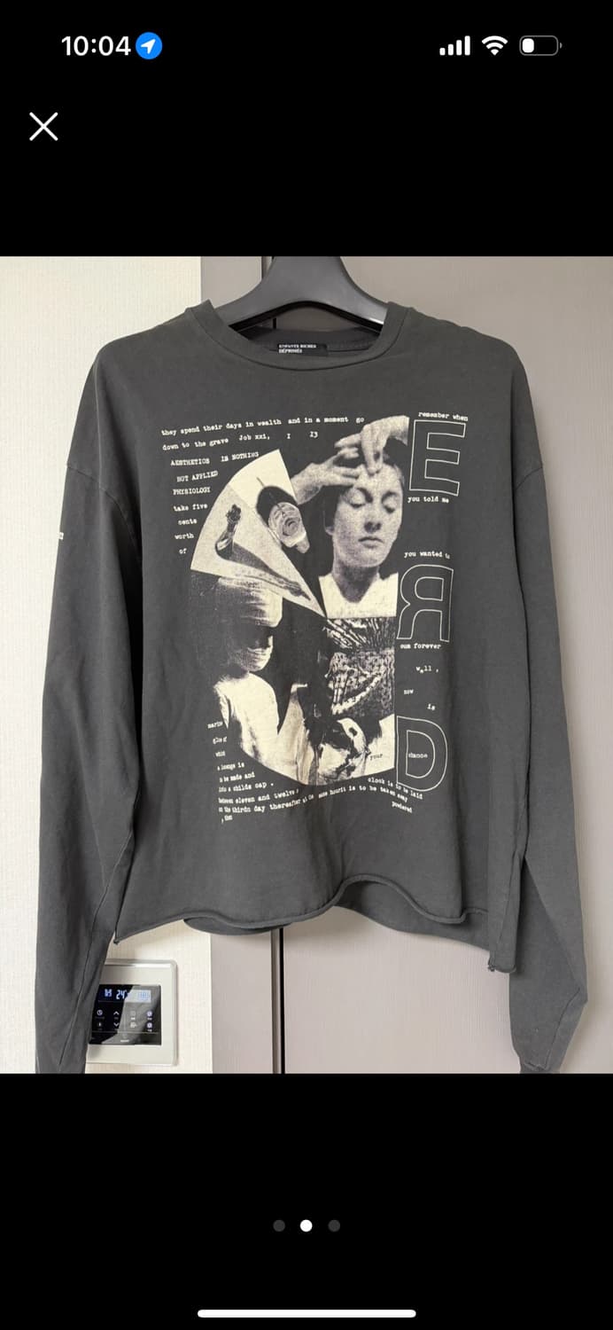 ERD 앙팡 리쉬 디프리메 REMEMBER WHEN 롱슬리브 티셔츠 맨투 상품이미지2