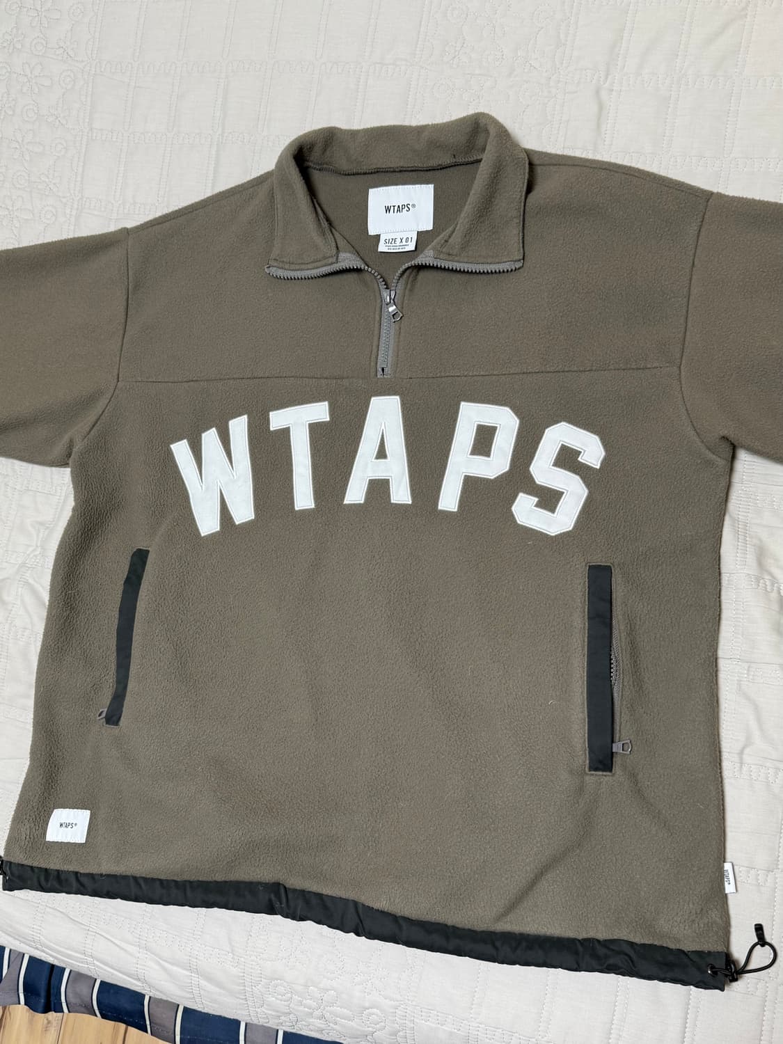 WTAPS 더블탭스 하프집업 플리스 상품이미지3
