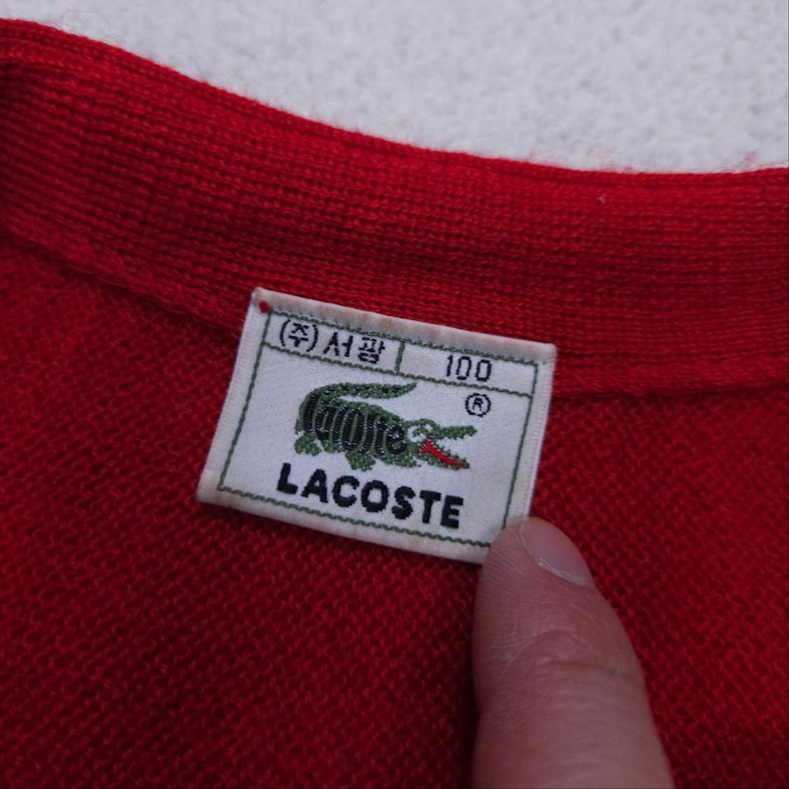 라코스테 울 가디건 100 상품이미지6
