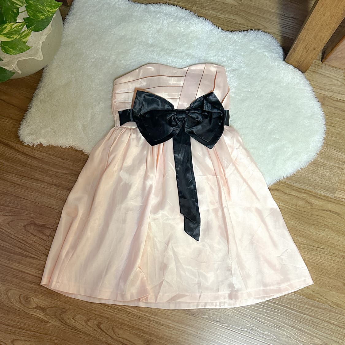 빈티지 핑크 리본 원피스 대장템 히메갸루 로걀 긱시크 핀터깔 모리걸 라떼 상품이미지2