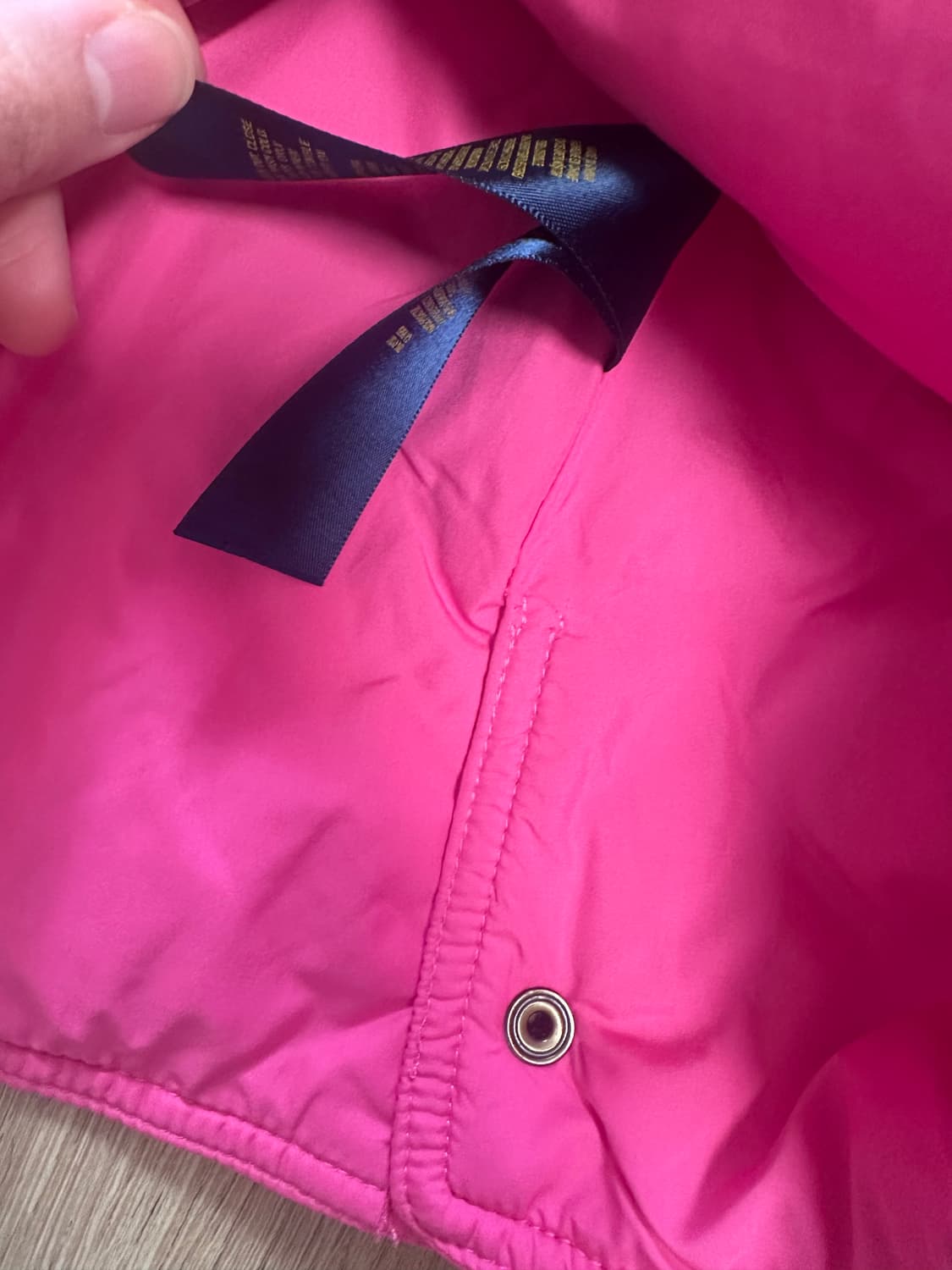 폴로 핑크 퀄팅 크롭자켓 90 상품이미지5