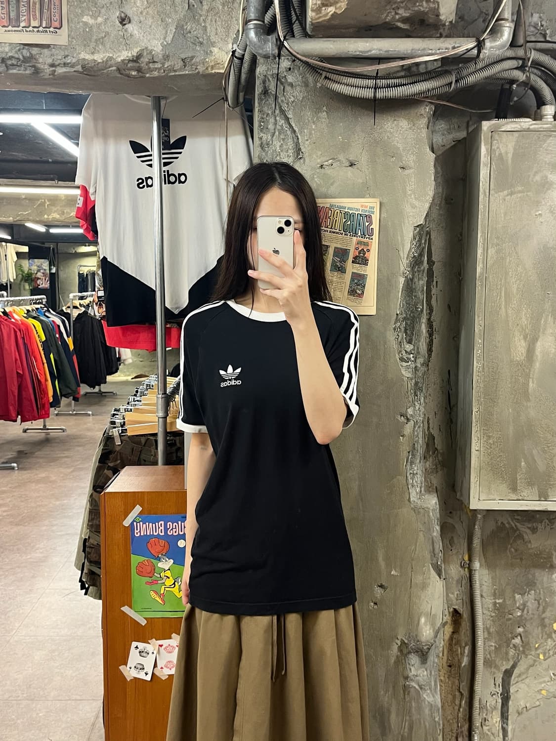 아디다스 반팔티 블랙 S #csz1362 상품이미지2