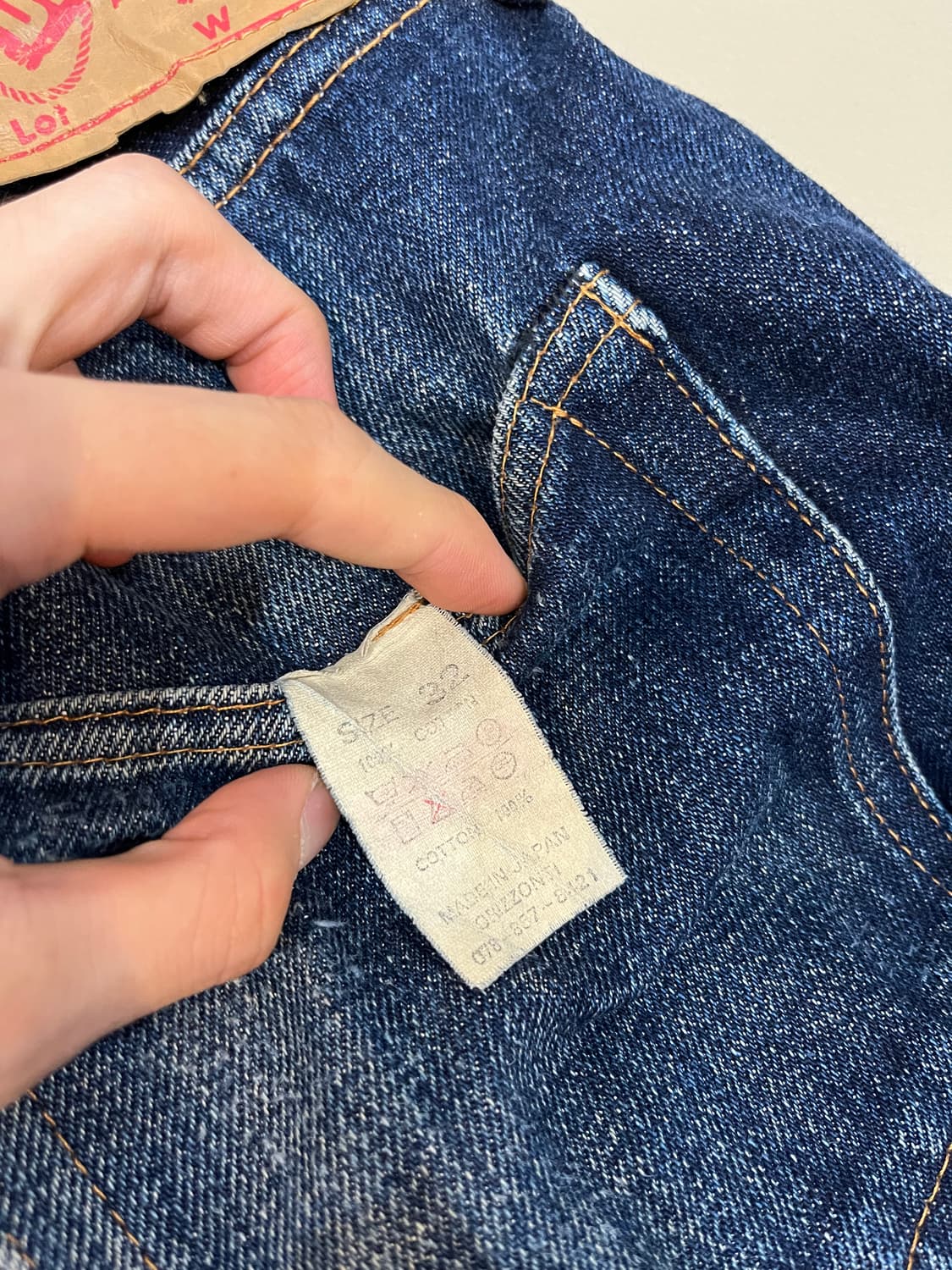 DENIME 드님 셀비지 데님 팬츠 Made in JAPAN (32) 상품이미지8
