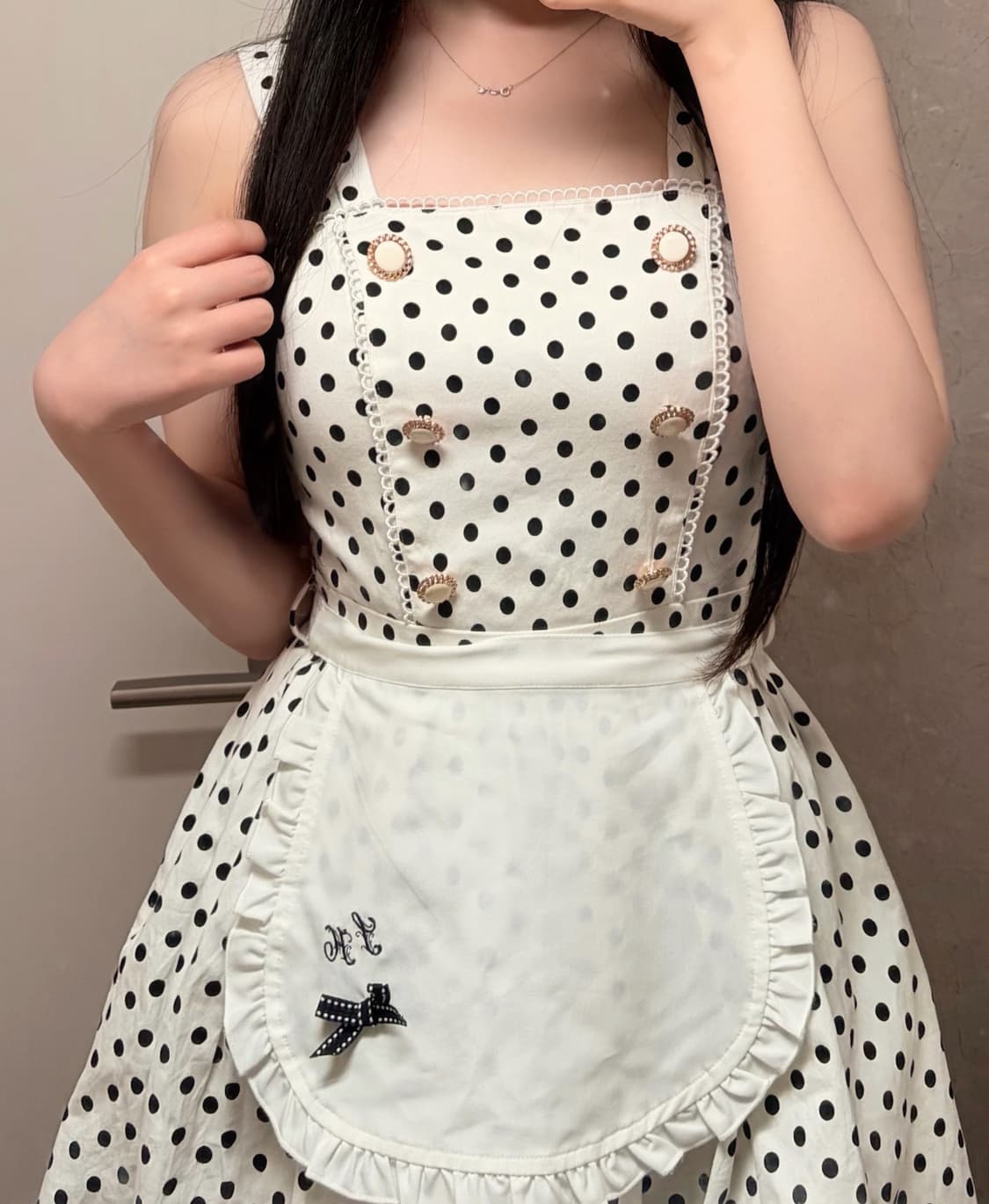 시크릿허니 도트 원피스 상품이미지1