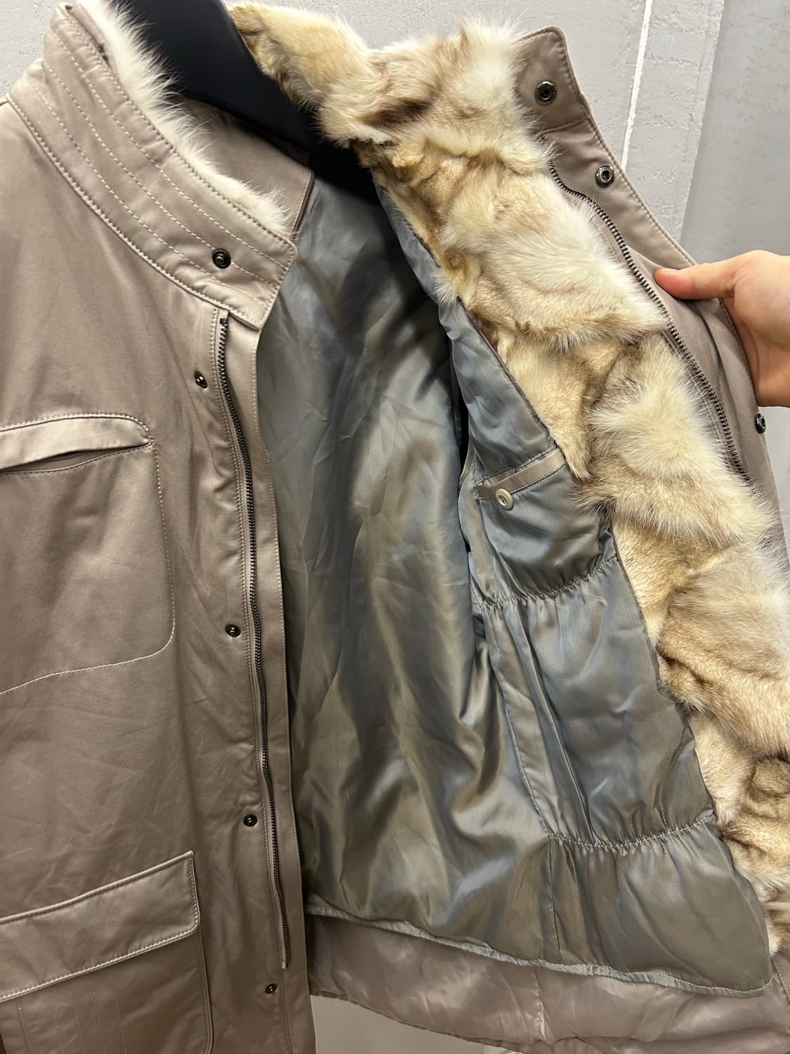 갤럭시(GALAXY) 제일모직 남성 털 안감 점퍼 상품이미지5