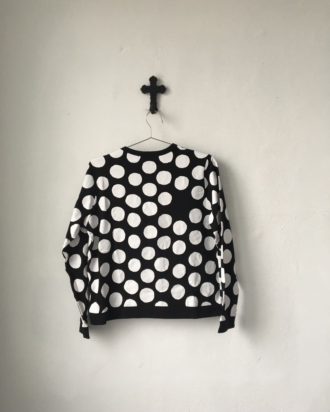 Dot pattern printing cardigan 상품이미지3