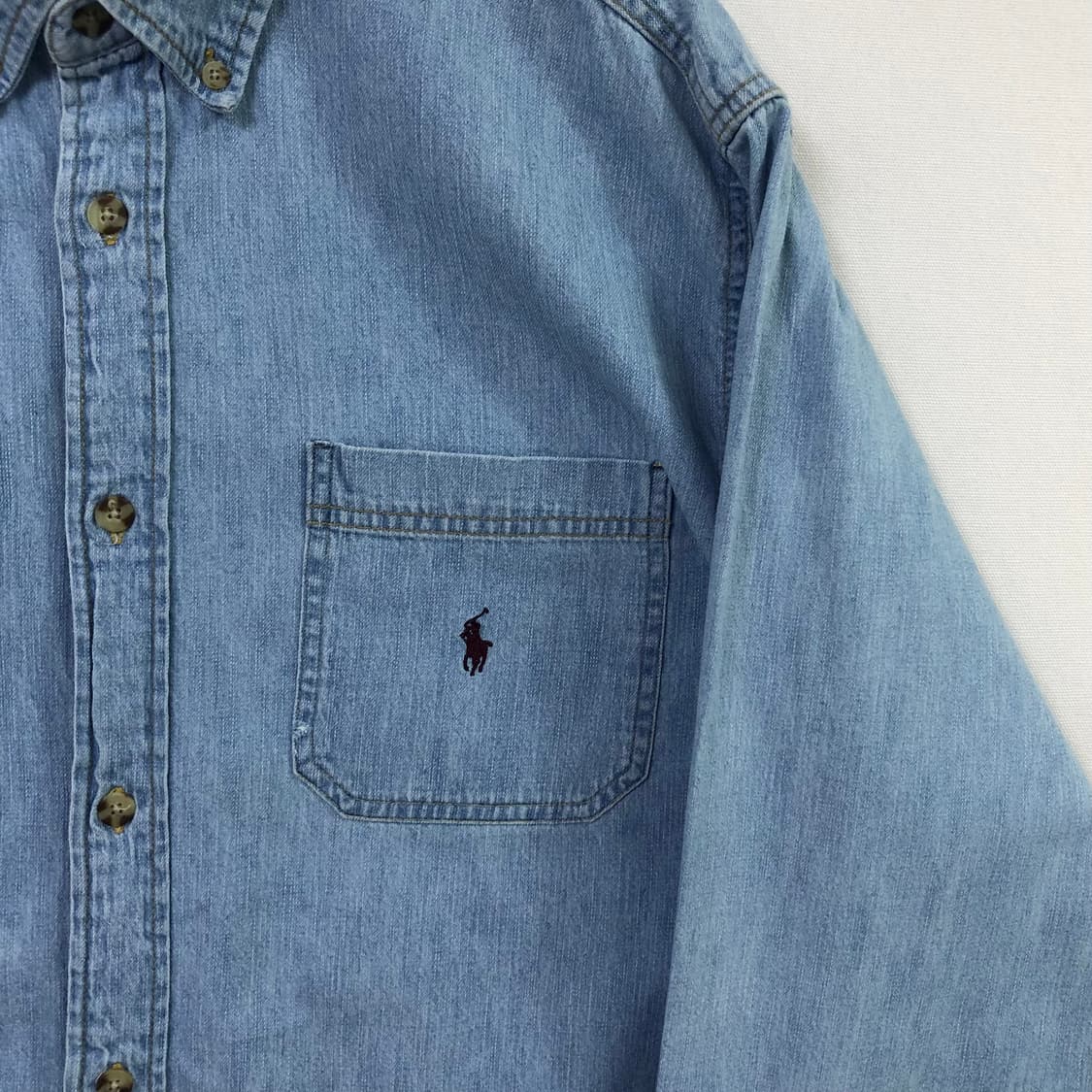 XL 폴로 데님 셔츠 상품이미지5