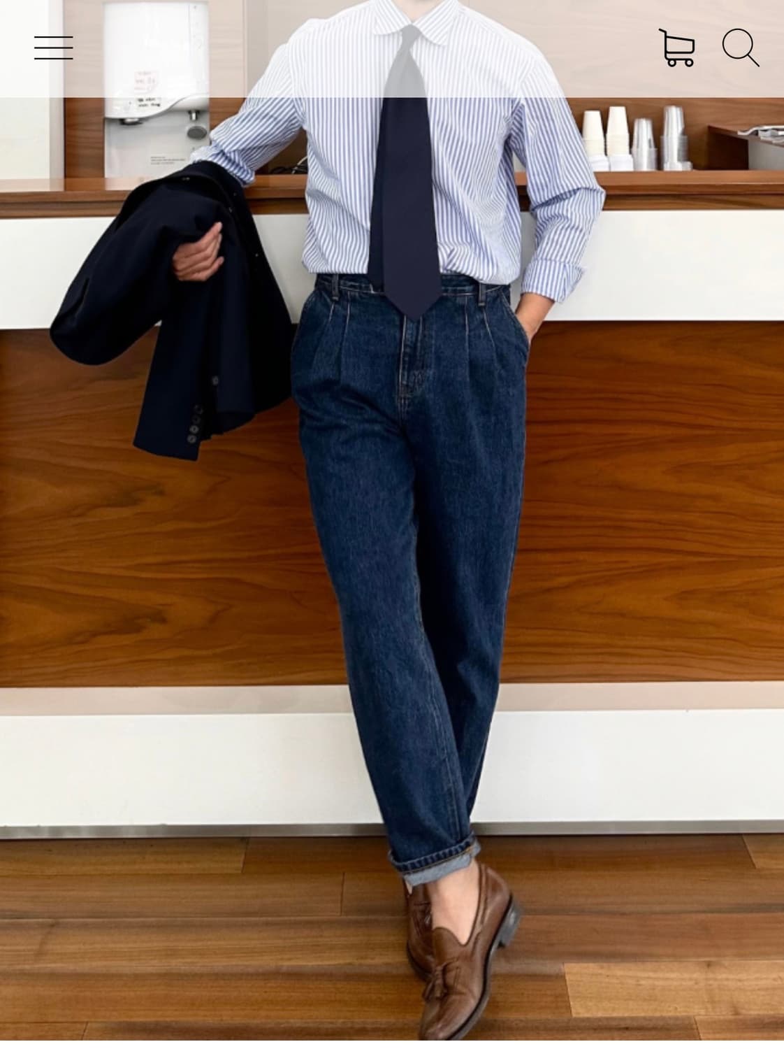 더 프레드 투턱데님 상품이미지5