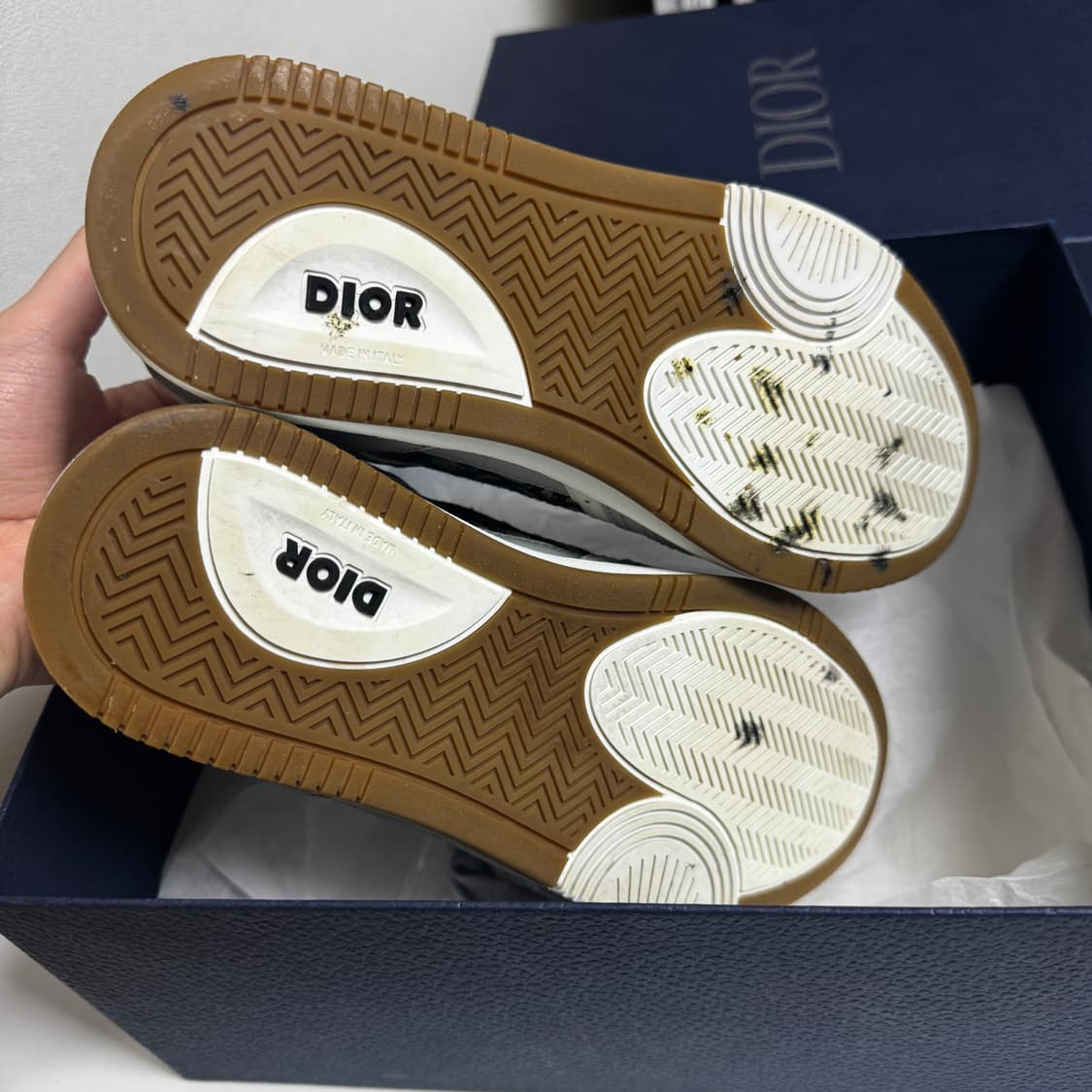 디올 오블리크 B27 스니커즈 40 상품이미지6