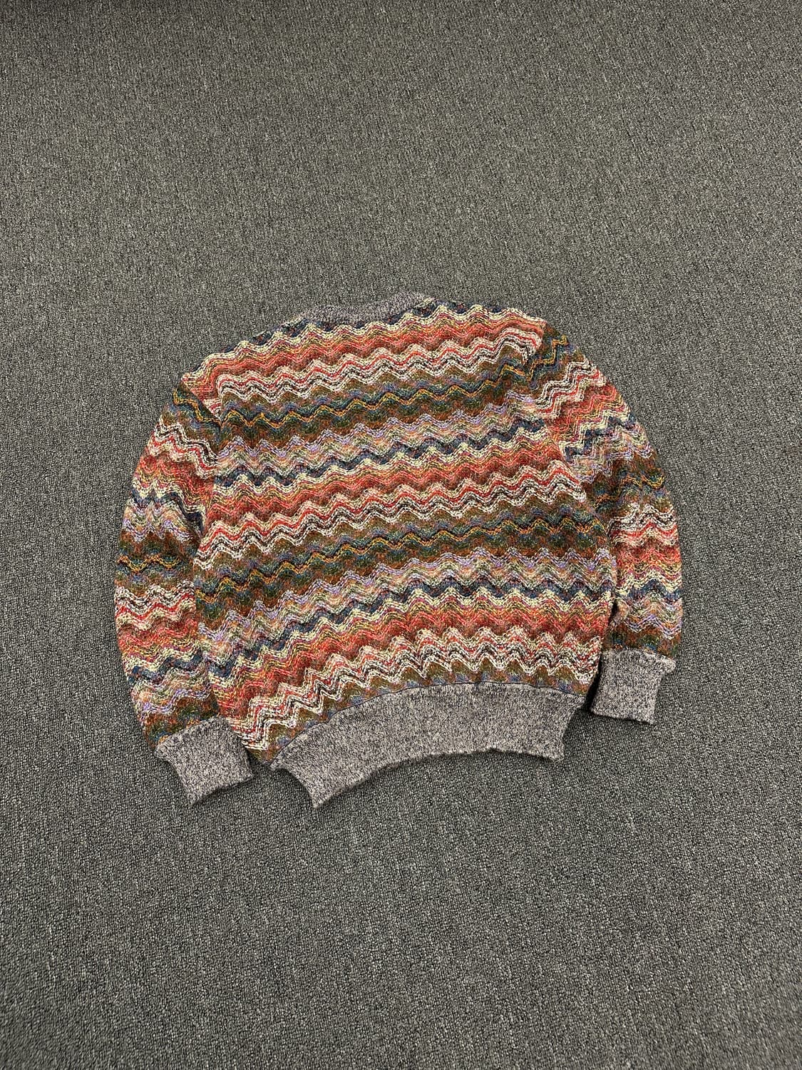 Made In ITALY 패턴 니트 스웨터 상품이미지2