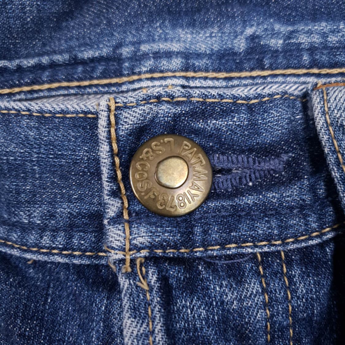 리바이스 707 중청워싱 00's 셀비지 부츠컷 데님팬 상품이미지10