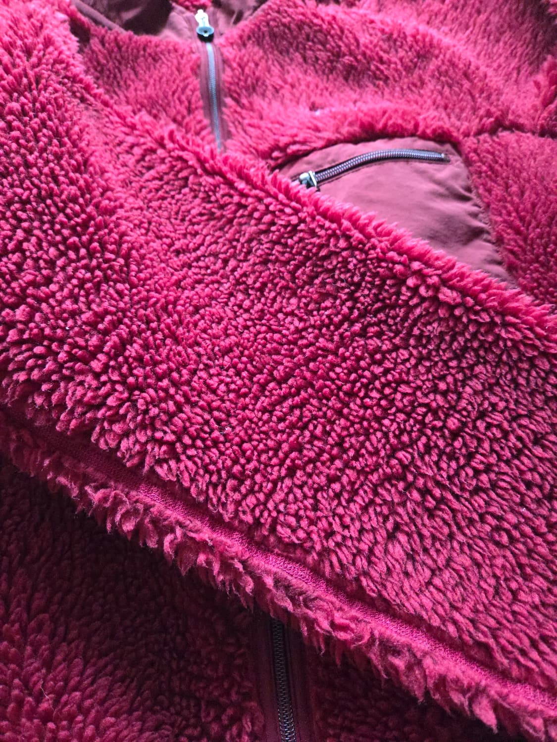 (XL)파타고니아 Mexico 딥파일 레트로 가디건 레드 상품이미지5