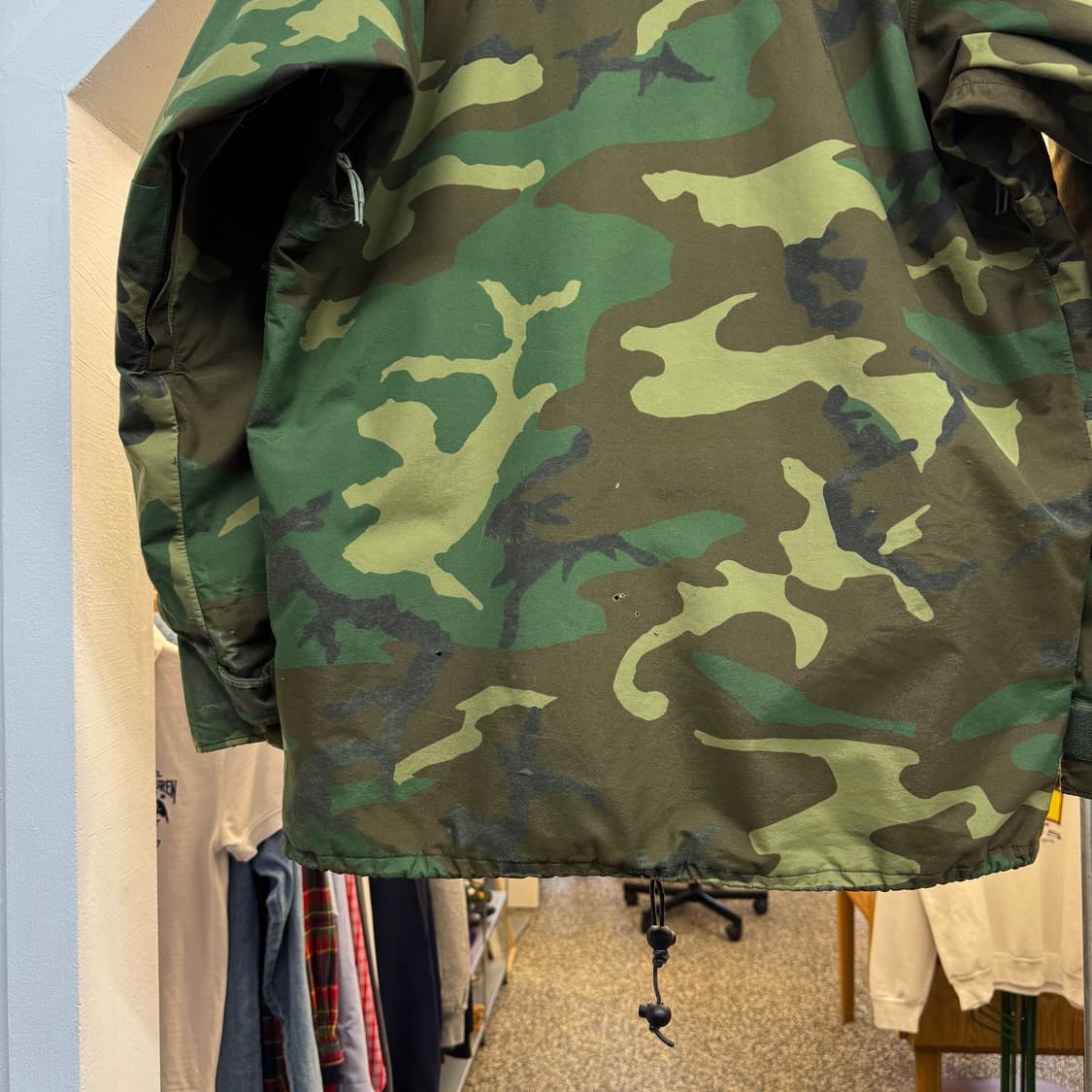 빈티지 프랑스군 카모 고어텍스 자켓 made in France (XL) 상품이미지5