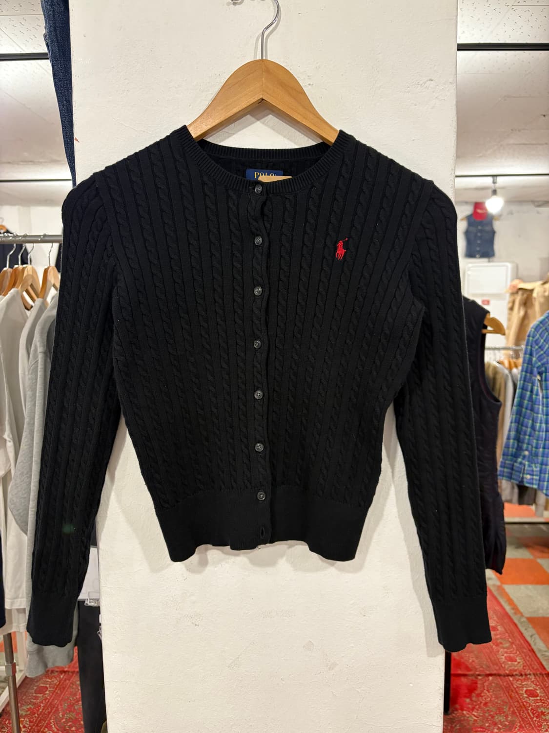 폴로 꽈베기 가디건 상품이미지3