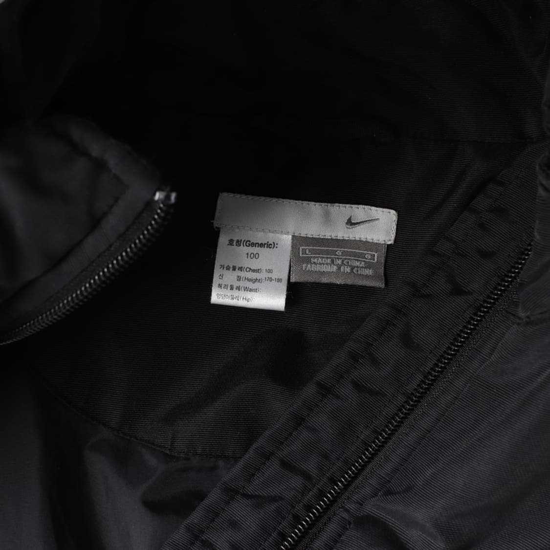 나이키 블랙 미니 스우시 윈드브레이커 L 상품이미지6