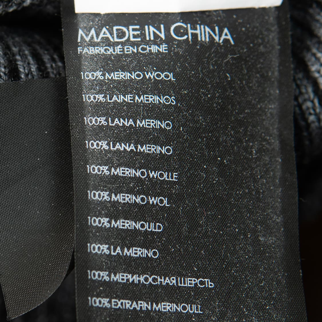[100] 클럽모나코 메리노 울 니트 챠콜 그레이  상품이미지7