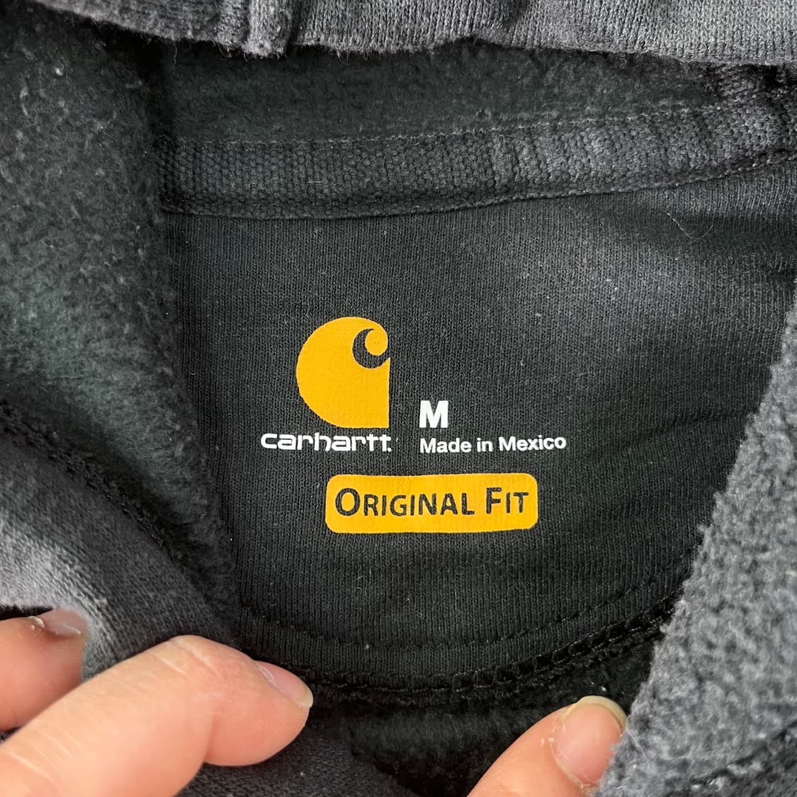 105 칼하트 사이드라인 블랙 후드티 상품이미지2