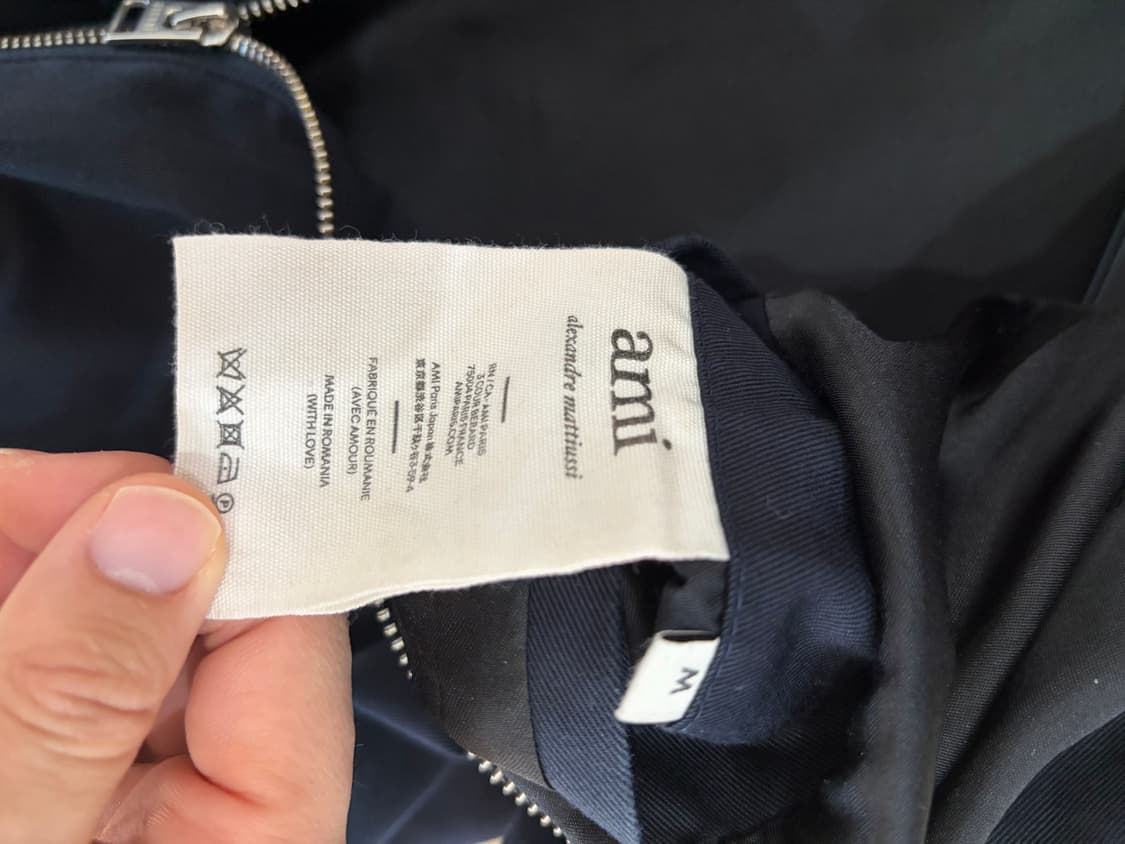 아미 스몰 하트 로고 블루종 M 상품이미지4