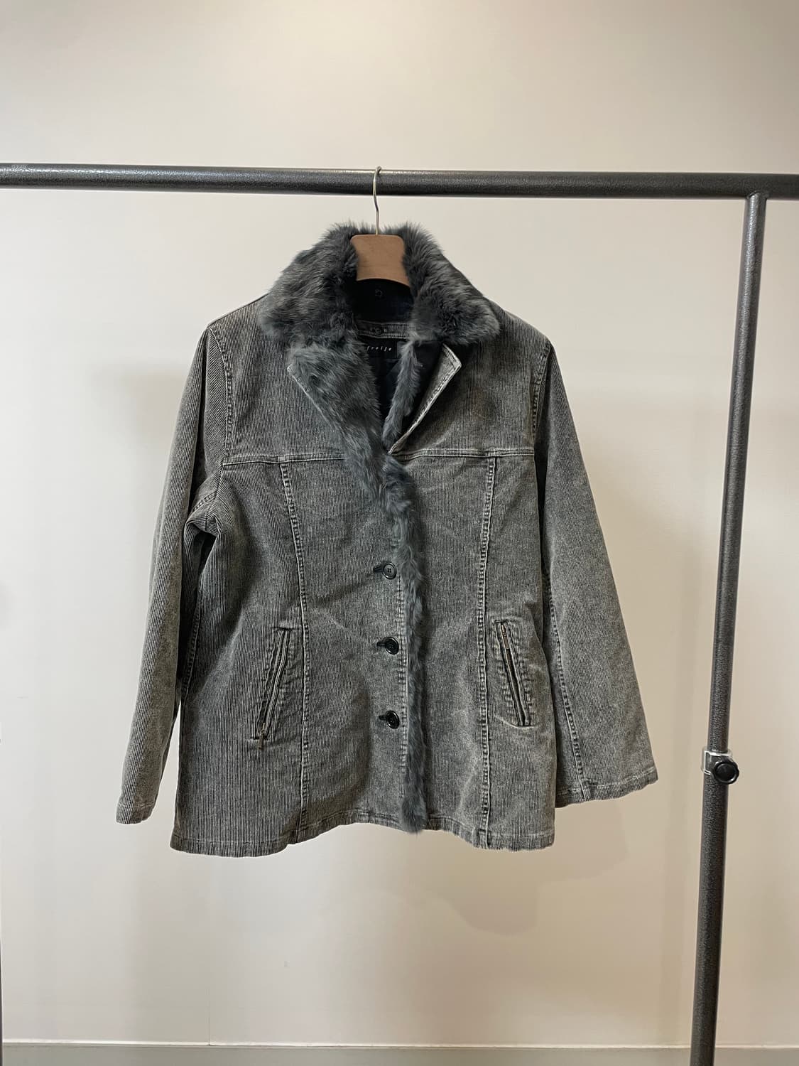 (L) Freije 그런지 디테쳐블 퍼 시어링 자켓 상품이미지1