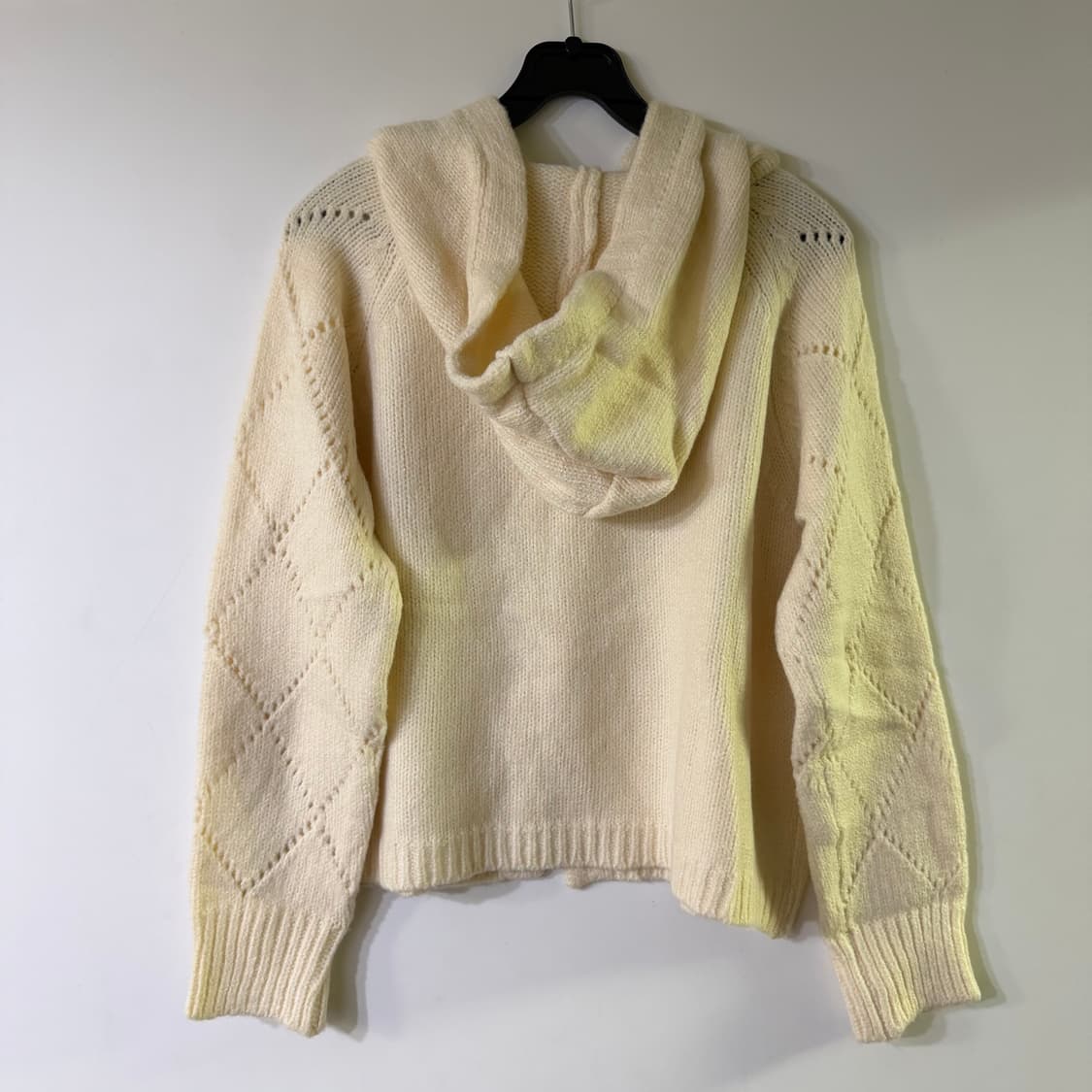 새상품 여자 니트 떡복이 후드 집업 상품이미지6